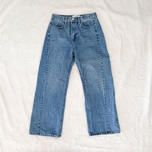 Just Black Denim The Barrel Jean Twist Size 28 Trendy Jeans Spring 100% Cotton